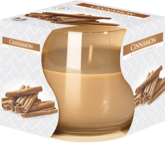 Scented Glass Jar Candle - Cinnamon