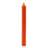 Solid Colour Dinner Candles - Rustic Orange - Pack of 5