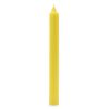 Solid Colour Dinner Candles - Rustic Lemon - Pack of 5