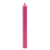 Solid Colour Dinner Candles - Rustic Deep Pink - Pack of 5