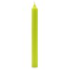 Solid Colour Dinner Candles - Rustic Lime Green - Pack of 5