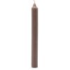 Solid Colour Dinner Candles - Rustic Taupe - Pack of 5