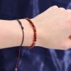 Zodiac Crystal Candle with Gemstone Bracelet - Leo