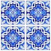 Casa Amalfi Maiolica 3-Soap Set: Blue