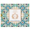 Casa Amalfi Green Maiolica Gift Box: 3 Soaps + Ceramic Soap Dish