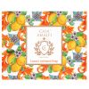 Casa Amalfi Lemon Maiolica Gift Box: 3 Soaps + Ceramic Soap Dish