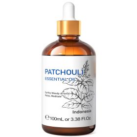HIQILI 100ML Frankincense Essential Oils,100% Pure Nature for Aromatherapy, Diffuser, Humidifier, Massage, Relieve Stress (Color: Patchouli)
